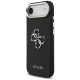 Guess Grained Big 4G Classic Logo dėklas, skirtas iPhone 17 Air, juodas