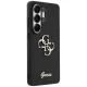 Guess Fixed Glitter Big 4G dėklas Samsung Galaxy S26 Ultra, juodas