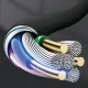 AUX laidas Dudao L12S 3.5 mm mini jack 1 m 3 kontaktų stereo, juodas