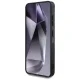 Guess 4G Glitter Triangle Buttons MagSafe dėklas Samsung Galaxy S25+, juodas