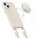 Tech-Protect iPhone 15 Case MagNecklace MagSafe, Beige