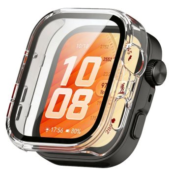 Tech-Protect Defense dėklas su stiklu Huawei Watch Fit 5 Pro, skaidrus