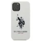 Apple iPhone 12 / 12 Pro 6.1\'\' US Polo Silicone Collection Case Cover (USHCP12MSLHRWH), White