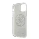 Guess dėklas iPhone 11 Pro GUHCN58PCUGLKA Glitter 4G Circle, chaki