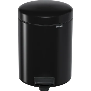 Šiukšliadėžė su pedalu Brabantia Newicon 5 L, matinė juoda