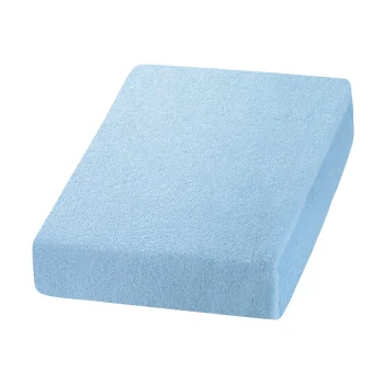 Fitted Terry Cloth Sheet for Massage Tables 70x190 cm, Blue