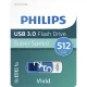 Philips Vivid Edition USB atmintinė 512 GB USB 3.0, balta / šviesiai mėlyna