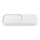 Samsung Wireless Charger Duo 15W with Adapter & Cable, White