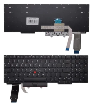„Lenovo“ kompiuterio klaviatūra Thinkpad E15 Gen 2, su „TrackPoint“, US išdėstymas