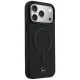 Mercedes Leather 3D MagSafe Case for iPhone 17 Pro, Black