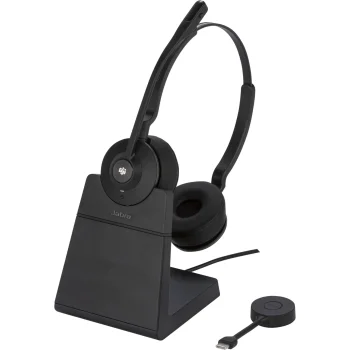 Jabra Engage 55 SE Stereo USB-C MS ausinės su DECT adapteriu ir stovu