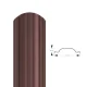Metalinė tvoralentė Polo PMx2 RAL8017 1350 mm, ruda