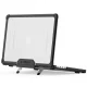 Tech-Protect SmartShell Pro dėklas MacBook Pro 14 2021-2025 su stovu, juodas/skaidrus