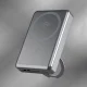 Dudao K28 10000mAh MagSafe išorinė baterija su stovu, pilka