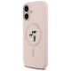 Karl Lagerfeld dėklas iPhone 17 Silicone Karl&Choupette MagSafe, rožinis