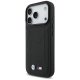 BMW dėklas iPhone 17 Pro telefonui M Quilted Logo MagSafe, juodas
