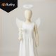 Ruhhy Angel Costume Set with Wings, Halo and Wand 26478, White