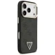 Guess 4G Triangle Logo MagSafe dėklas iPhone 17 Pro / 18 Pro, juodas ir auksinis