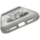 Nimmy MagSafe dėklas iPhone 17 Pro telefonui Lucky Fashion Cat, pilkas