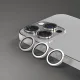 Etteri kameros apsauginis stiklas iPhone 16 Pro / 16 Pro Max, sidabrinis