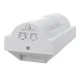 Maclean MCE385 W lauko PIR judesio jutiklis, IP65, 1200W, baltas