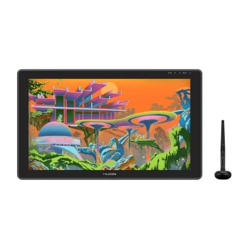 Huion Kamvas 22 Plus GS2202 grafinė planšetė, tamsiai pilka