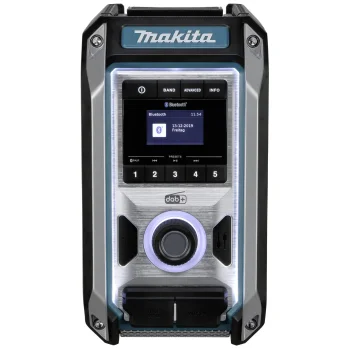Makita DMR 115 jobsite radio with DAB+, Bluetooth and subwoofer