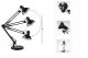 Adjustable Black Drafting Desk Lamp E27