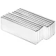 Stačiakampiai neodimio magnetai 10x5x1.5 mm, 10 vnt.