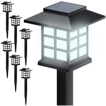 Sodo saulės energijos LED šviestuvų rinkinys Gardlov 25421 (6 vnt.) - Šalta balta šviesa