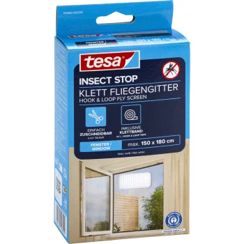 Tinklelis nuo vabzdžių langui Tesa Insect Stop Standard 1.5 x 1.8 m, baltas 55680