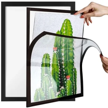 Magnetic frame for diamond painting 30x40 cm, 2 pcs, black