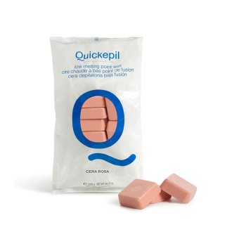 Quickepil Rose kietasis depiliacijos vaškas be juostelių, 1 kg