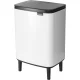Šiukšliadėžė Brabantia Bo Hi 12 l, balta
