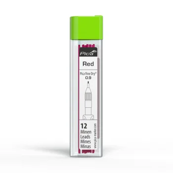 Atsarginės šerdelės Pica Fine-Dry 7031, 0.9 mm, raudonos, 12 vnt.