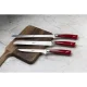 Berkel Elegance peilių rinkinys, 3 vnt., raudonas