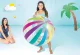 Pripučiamas paplūdimio kamuolys INTEX 59065, 107 cm, įvairiaspalvis