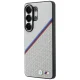BMW Tricolor Metal Logo MagSafe dėklas telefonui Samsung Galaxy S26 Ultra, pilkas