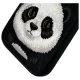Nimmy Big Eyed Pet 2.0 Panda dėklas telefonui iPhone 16 Pro, juodas