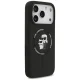 Karl Lagerfeld Silicone Karl&Choupette Ring MagSafe dėklas iPhone 18 Pro Max / 17 Pro Max, juodas