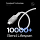 Spigen Essential EB24015CC USB-C / USB-C laidas 240W 150cm, baltas