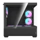 Kompiuterio korpusas Darkflash DS900 AIR + 6 ARGB ventiliatoriai, juodas