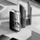 Ringke iPhone 17 apsauginis stiklas Easy Slide Privacy (2 vnt.), juodas