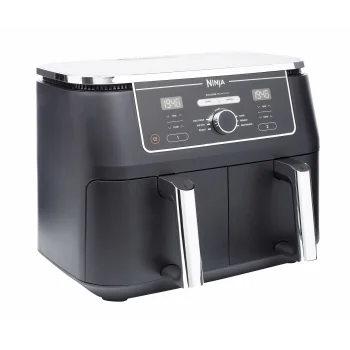 Karšto oro gruzdintuvė Ninja AF400EU Foodi MAX Dual Zone, 9.5 l, 2470 W, juoda / sidabrinė