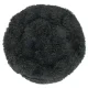Plush pet bed with raised edges, 60 cm, dark grey