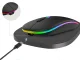 Plona belaidė optinė pelė 2.4 GHz ir „Bluetooth“, juoda
