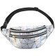 Waterproof Waist Bag (Fanny Pack) BQ58A, Silver