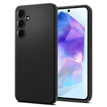 Samsung Galaxy A55 ( SM-A556B/DS ) Spigen Liquid Air TPU Case Cover, Black