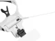 Headband Magnifier Glasses with 4 LED Light and 5 Lenses (1x-3.5x), White
