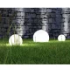 Greenblue GB166 solarinis sodo šviestuvas, rutulys 25x25x58 cm, baltos šviesos LED
